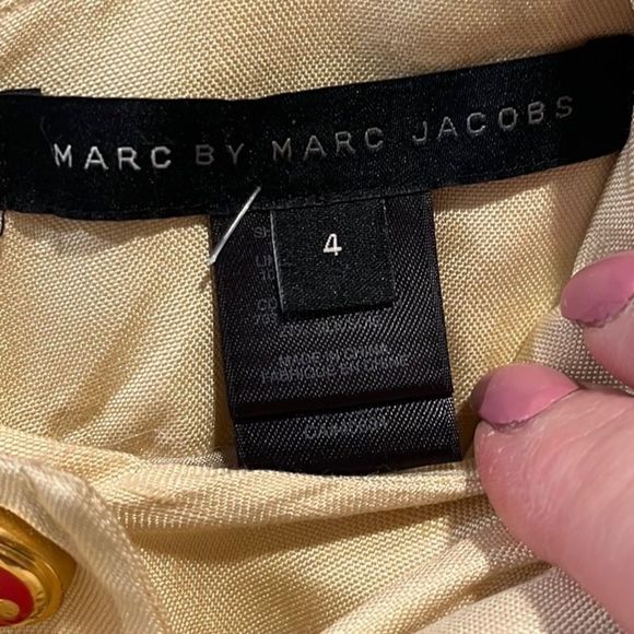 Marc by Marc Jacobs cream/red Alessandra Dress 4 - Picture 4 of 5